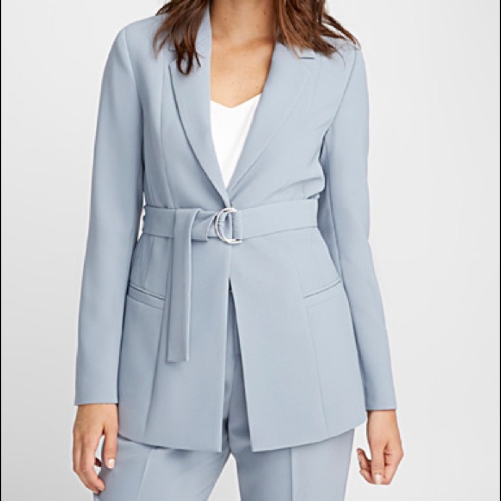 Simons Techno Crepe Darted Blazer